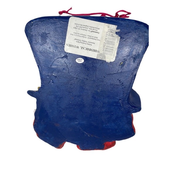 SNOWMAN WHIMSICAL WISHES STAY WARM INSIDE AND OUT CHRISTMAS DOOR SIGN See Pics - Picture 2 of 3